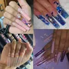 XXL 1000PC C Curve False Extra Long Square Salon Użyj prostych końcówek Długość Porady Rozszerzenie Nail Full Cover Manicure