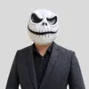 Koszmar przed świętami Bożego Narodzenia Jack Skellington Cosplay Mask Full Head Maski Lateksowe kreskówka karnawval Xmas Costume Props 200921927600