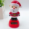 Interior Decorations Solar Powered Dancing Snowman Car Pendant Christmas Decoration Automobiles Desk Accessories Kawaii Toys