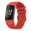 Fitbit şarj 5 için silikon kayışlar 5 şarj5 Band Yedek Kordonlu Smartwatch Spor Yumuşak Bilezik Bileklik Kayışı