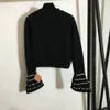 Hot sale chennel Sweaters Milan Runway Women's Sweaters Autumn Brand Same Style Sweater Long Sleeve High Quality Crew Neck Cardigan Fashion Clothes High