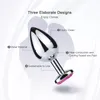 Analsexleksaker Small Crystal Cat Face Jewel Anal Butt Plug Prostate Massager Anal GSPOT Stimulation for Woman For Couples1510713