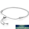 Momentos deslizantes Original oro rosa cierre de plata ajuste pulsera ajuste 925 cuentas de plata esterlina encanto brazalete joyería Diy precio de fábrica diseño experto calidad más reciente