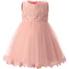 New Baby Dress Girls' full moon wine wedding dress