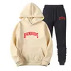 Men Hoodies Suit Backwoods Print Tracksuit Sweatshirt Fleece Sweat Pants Jogging Sets Pullover Fashion Brand Sportsuit Sudaderas X0610