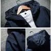 Man Custom Hooded Jackets Fashion Trend Fall Hip Hop Reflective Zipper Pullover Windbreaker Coats Designer Male Streetwear Baseball Outerwear