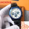 Hommes 50th Annersaires Montres Montres Top Business Full Fonctionnel Chronographe Full Inox Quartz Militaire Militaire Watchwatch Relogio Masculino