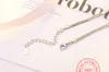 Authentic 925 Sterling Silver Endless Love Infinity Chain Link Adjustable Women Bracelet Luxury Silver Jewelry SCB0376848776