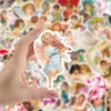 50Pcs-Pack Valentine's Day Love Angel Vinyl Sticker Waterproof Stickers Lot for Water Bottle Laptop Planner Scrapbook Wall Skateboard Journal Organizer Decals