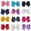Glitter Paillette Bow Knot Hair Clip Barrettes Baby Kids Bobby Pin Hairpin Dress Fashion Jewelry