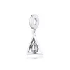 Śmierci Hallows Dangle Charm Acsesoris dla kobiet Sterling Silver Jewelry Pasuje do oryginalnych bransoletek Koraliki dla biżuterii Dokonywanie q0531