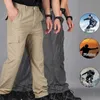 Men Lightweight Tactical Pants Breathable Army Military Style Loose Long Trousers Autumn Quick Dry Tin Casual Cargo Pants Bottom 211013