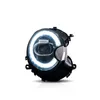 BMWミニクーパーのスタートアップアニメーションヘッドライト2007-2013 R56 R57 R58 R59ヘッドライトアセンブリダイナミックターンインジケーターデイタイムランニングライト
