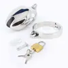 NXY Chastity Enhet 316L Stainless Steel Super Small Male Bndage Fetish Penis Ring Cock Cage Sex Toy C0011221