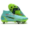 2021 Hommes Chaussures de football Mercurial Superfly VIII VIII ELITE SG PRO ANTIC STOCK TARDS Bottes de football Ronaldo CR7 Futsal Formation confortable