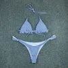 Plus Tamanho Sexy Biquíni Menas de banho Mulheres de natação 2021 Novo cintura alta biquínis fixos de roupas de praia de roupas de banho biquini bili -lado 210305
