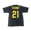 Custom Nick Chubb 21# High School Football Jersey ricamo Ed Black Qualsiasi nome Numero Dimensione S-4xl Maglie di alta qualità