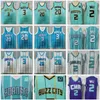 Мужчины баскетбол 2 баскетбольный шар Ламело Джерси 3 Terry Rozier III 20 Гордон Hayward зеленый фиолетовый белый синий команда цветная вышивка и шить