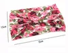 US Materiały Designer Headband Ethnic Floral Hair Band Drukowane szerokość Zespoły głowy Retro Sports Yoga Bandanas Akcesoria do włosów 45 Design Opcjonalnie