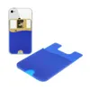 Party Favor Phone Card Holder Silicone Wallet Case Credit ID Cards Holders Pocket Stick Adhesive