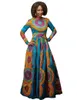 الفساتين غير الرسمية النساء اللباس الموضة للطباعة الوطنية الطويلة خريف الأكمام فيديتو فينيو دونيت
