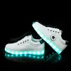 Ładowanie USB Luminous Sneakers Dzieci Buty migające do Dhost Dance LED świecące Sneakers Buty dla chłopców Dziewczęta Zapal buty 211022