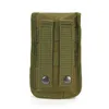 Sacos ao ar livre 600D Tactical Saco de telefone bolsa Caixa de celular Molle Molle multi-função carteira Cartão de cintura Bolso para caça