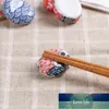 6 стилей палочка для палочек отдыха японские палочки для еды керамики керамические декоративные отбивные палочки держатель стойки ложка вилка отдых кухонные инструменты посуда заводская цена цена экспертное качество