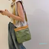 Torby wieczorowe Vintage Paper Tkaniny Crossbody Dla Kobiet Marka List Graficzny Mały żeński wiadro torba na ramię