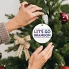 Рождество позволяет Go Bandon висит подвесные украшения деревянные и керамические креативные подвески для украшения домашнего дерева FN17 x21