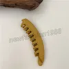 Clip a banana opaca tinta unita alla moda Artigli per capelli lunghi Fermagli per coda di cavallo Fermagli per capelli semplici Accessori per capelli da donna