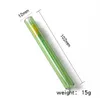 Transparent Glass Pipes Colour Straight Smoking Pipe 100mm LOVE ROSE Fruit Juice Straw Smoke Thick Home Womens Mens SN3146