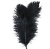 2021 Nowy Hurtownie 100 sztuk / partia 5-8 cal Black Strusi Feather Do Wedding Tle Centerpiece Wedding Decor Party Supply Event