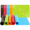 40*30cm Thicken Silicone Baby Table Rolling Mat thickened Heat Insulation baking Pad Infants Dining Tables Bake Pads