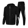 Mięsień jesienna Nowa men039s Suit Sport Sport Sweter z kapturem Twopiece Spodnie z kapturem Tracksuit Setptm3ovx96110709