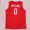 2021 New NCAA Texas Tech Jerseys 0 Mac McClung College Basketball Jersey Red Size Youth Adult All Stitched Embroidery