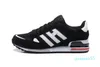 패션 ZX750 캐주얼 신발 디자이너 스니커즈 ZX 750 Mens Womens 화이트 레드 블루 통기성 운동 야외 스포츠 조깅 워킹 신발