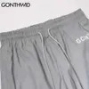 Gonthwid Reflecterende Harem Joggers Broek Streetwear Men Hip Hop Harajuku Casual Sweatpants Mode Losse Elastische Taille Broek 210715