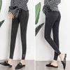 Sexy Embroidery Solid Pencil Pants Women's Full Length Leggings High Waist Stretch Trousers Female Casual Wear Washed Black 211115