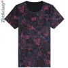 Koszulka z krótkim rękawem Koszulka Mężczyźni Fitness Odzież Tshirt Summer Butterfly Męskie Top Streetwear Koszulka Topy Koszulki Odzież 3098 210629