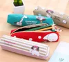 2021 Wholesale pencil case school pencil bag pouch staionery cute candy color gift school pencil box school staionery supplies