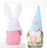 NEWEaster Bunny Gnome Decoration Dwarf Rabbit Faceless Doll Christmas Decor Plush Home Party Decorations Kids Toys Standing Post LLF11271