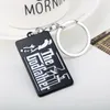 The Godfather Tag Pendant Keychain Charm smycken Metal Keyring Nyckelhållare för Fathers Day Gift Souvenir Trinket3708087