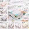 Baby Towels Six-layer Cotton Printed Gauze Muslin Face Towels Baby Bath Wrap Newborn Feeding Towel 17 Designs 110*110cm BT6434