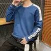 Новые Trend Men Hoodies Повседневная Сплошная Сращивание Пуловер O-Sece Slim Fit Мужская Спортивная одежда Толстовка Спортивная Спортивная одежда Распечатать Мужской TougsUit Hoods 201104