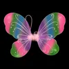 Décoration de fête 10 couleurs enfants fille princesse fée soie papillon décorations ailes ange Halloween faveur fournitures 1 pièce/lot