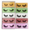 Mink Eyelashes Bulk Atacado 10 estilos 3D Mink Lashes Pacote Natural Grosso Cílios Falsos Makeup Makeup Falso cílios em massa