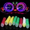 12V Mini 3D T5 73 74 2721 LED Bulbs Super Bright COB Chips Lamp For Car Dashboard Instrument Lights