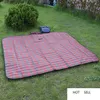 Tapis de pique-nique 200x150cm, imperméable, pour Camping en plein air, plage, Portable, escalade, jeu, couverture à carreaux, pliable, tapis de couchage de Camping