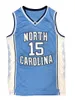 Skicka från USA Michael MJ #23 Baskettröja North Carolina TAR HEELS Kyrie Irving Indiana State Allen Iverson Stephen Curry Carmelo Anthony Carter Sydda tröjor